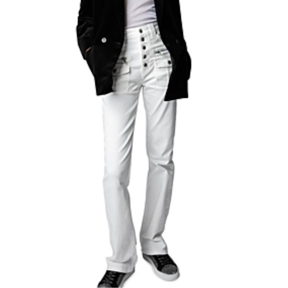 $248 Zadig & Voltaire Eyes Eco Jeans Size 29 New w flaw - Picture 2 of 15